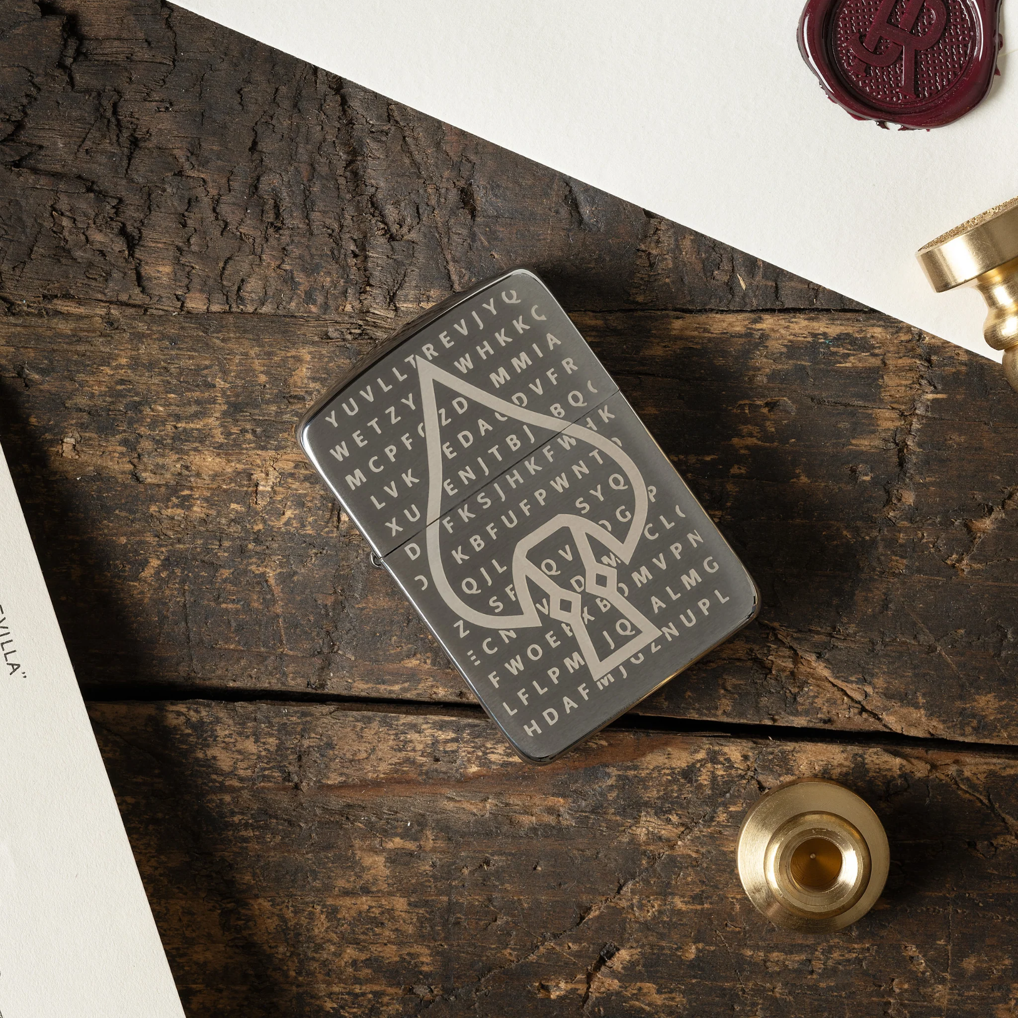 The Kryptos Zippo By W.O.E.