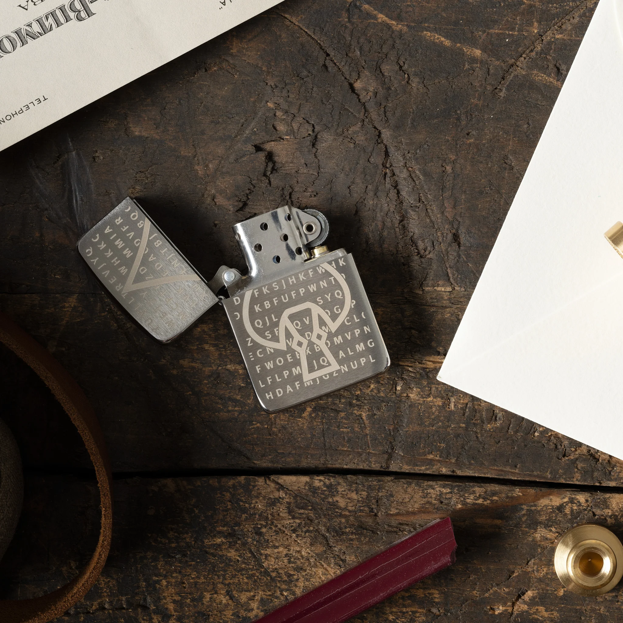 The Kryptos Zippo By W.O.E. - Image 5